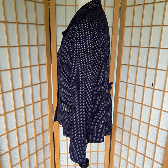 Sundance Lightweight Corduroy Blue and Gold Jacket SZ L - Picture 8 of 14